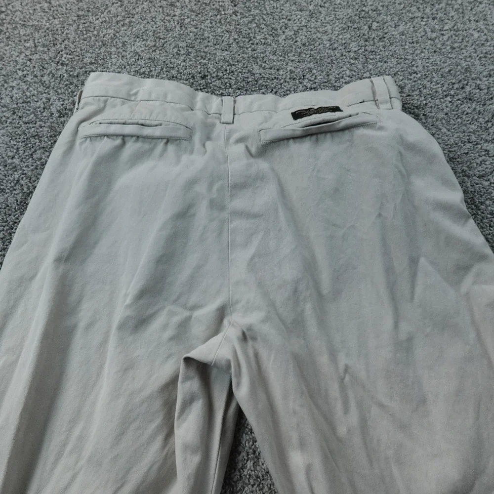 Banana Republic Pants Mens 32X34 Beige Tan Khaki Dawson Chino Trouser Flat Front